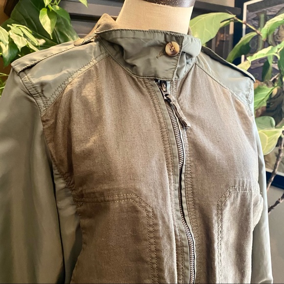 Lucky Brand Khaki Green Utility Jacket - Picture 11 of 13